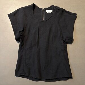 Isabel Marant Étoile Linen-Blend Roll Sleeve Top 40
